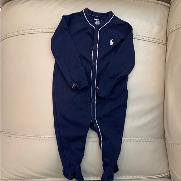 Ralph Lauren Baby Boys Cotton Footed Coverall ✨2 for 10✨ - Picture 7 of 10